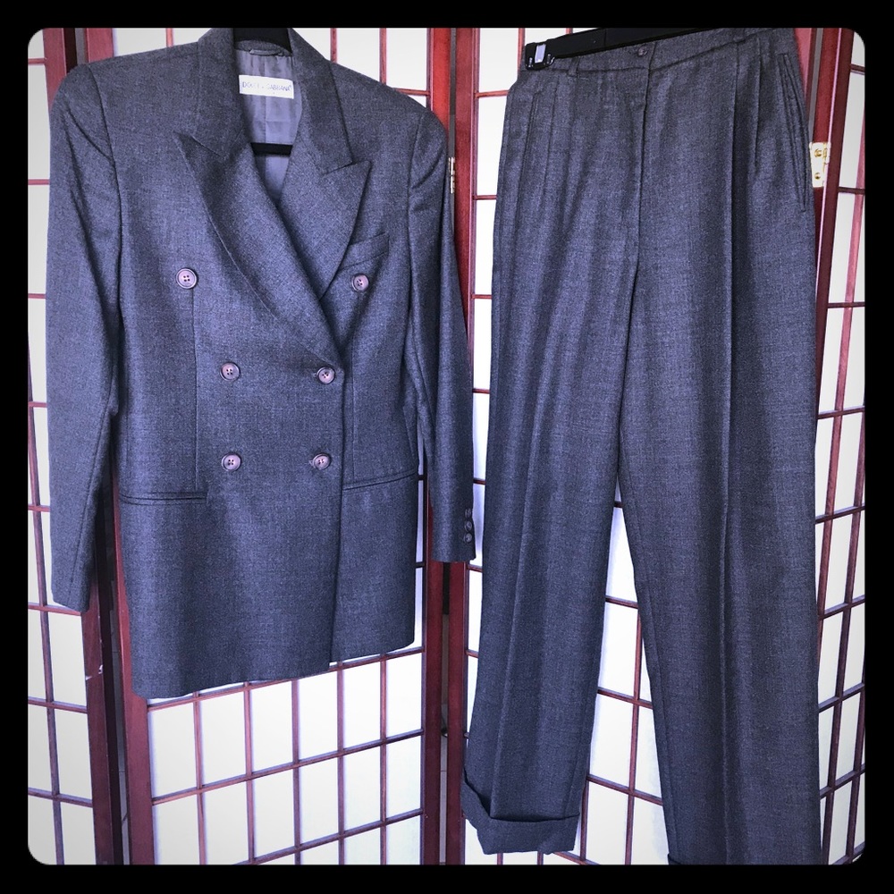 Gorgeous Dolce Gabbana Blazer and Pants Suit.
